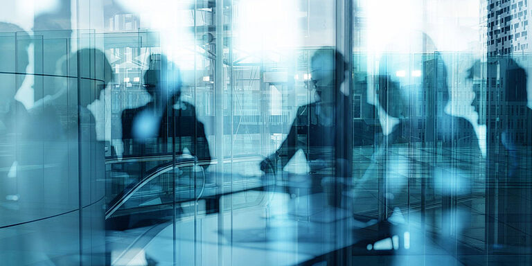 News from KURZ around the World Window reflection of a press meeting